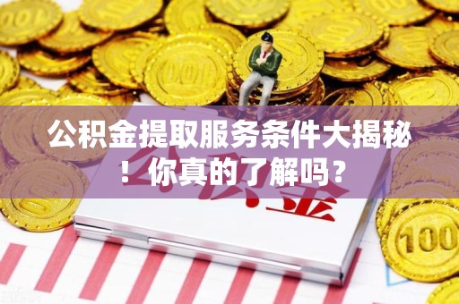 临泉公积金提取服务条件大揭秘！你真的了解吗？